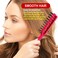 VESS Styling Ceramic Hair Brush 9-row Round Type, for Bow and Styling Made in Japan (No.80 Red)