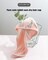 Hair Towel Wrap,(Pink+Purple) Rabbit Ears Turban 2 Pack,Microfibre Hair Towel, Super Absorbent,Hair Drying Towel with Button, Dry Hair Hat, Wrapped Bath Cap
