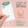 Hydrocolloid Acne Pimple Patch (Hydrocolloid, Tea Tree Oil, CICA) for Zits and Blemishes, Korean Skin Care Spot Treatment Stickers for Face and Skin, 30 Patches