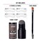 Professional Instant Brow Stamp and Stencil Kit Powder Stamp Eyebrow Shaping Kit (Black Brown)