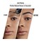 Professional Instant Brow Stamp and Stencil Kit Powder Stamp Eyebrow Shaping Kit (Black Brown)