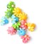 RED by Kiss 12 Pieces Clips, Flower Claw Clip for Hair Braids, Hair Clips, Kids Hair Accessory Clip, Small Mini Cute Strong Hold Thin Hair Clips Girls Women Kids