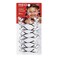 RED by Kiss 8 Pieces 16mm Ball Hair Ties, Bubble Ponytail Holders for Kids Girls Children Women Baby Toddlers, Twin Bead Colorful Elastic Hair Accessories, Cute Hair Bands with Balls (Silver&amp;Clear)