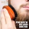 RED by Kiss Beard Brush with 100% Natural Boar Bristles for Men, Premium Wooden Brush, Beards Mustaches Grooming Shaving Comb, Tame and Soften Facial Hair (POCKET)