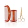 Red by Kiss Premium Beard Grooming Kit, 2 Premium Wood Combs &amp; Professional Shear Set for Men, Complete Facial Hair Styling, Maintenance Kit with Ergonomic Design, Easy to Carry