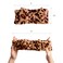 Red by Kiss Spa Headband for Washing Face Facial Makeup Bow Head Band Soft Plush Fleece Stretchy Head Wraps for Women Shower Bath Washing Face Mask (LEOPARD)
