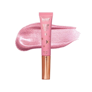 Professional Pearl Liquid Blush Beauty Wand, High Pigment Glow for Cheek, Eye &amp; Lip, Non-Greasy Hydration Lightweight with Sponge-Tip Applicator (Passionate Peony)
