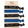 Girls Blue Hair Accessories, No Crease Hair Elastics Set, Lacrosse Gift