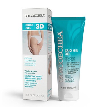 Goicoechea 3D Crio Gel: Triple Action Cryoactive, Cooling Tech for Cellulite &amp; Orange Peel Skin, 6.76 fl oz