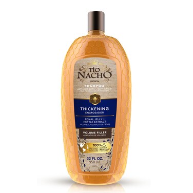 Tio Nacho Thickening Shampoo, Volumizing, Anti Hair Loss &amp; Anti Breakage with Royal Jelly, Nettle &amp; Ginseng, Paraben &amp; Cruelty Free, 32 Fl Oz