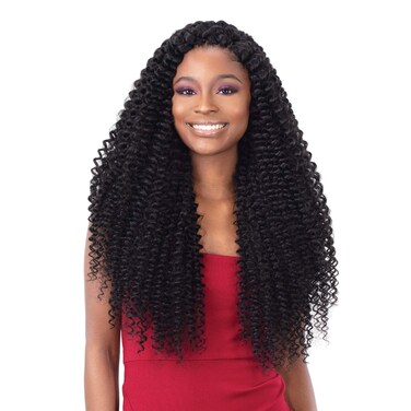 Freetress Synthetic Braid - 3X PEARL CURL 18 (2 Dark Brown)