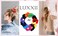 12 Pack - 4 inch Pretty Cotton Colorful Scrunchies Ponytail Holder Elastic Hair Bands