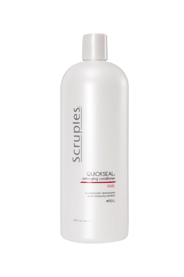 Scruples Quickseal Detangling Conditioner - Hair Smoothing &amp; Frizz Control Treatment - Conditions &amp; Detangles All Hair Types (33.8 oz)