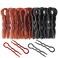 40 Pcs Plastic U Shaped Hair Pins Grip Pins Fast Spiral Hair Braid Twist Styling Clip Pin for Lady, Girl, Women (Black + Brown)