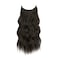 Invisible Wire Hair Extensions Transparent Wire Adjustable Size 4 Secure Clips Long Wavy Curly Secret Hairpiece 24 Inch for Women