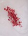 Bridal Red Hair Comb Hair Accessories Wedding Headpiece Crystal Rhinestone for Bridal Bridesmaid Women