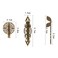 BBTO 22 Pieces Vintage Hair Clips Barrettes Bronze Leaf Bobby Pin Flower Butterfly Heart Hair Clip for Women
