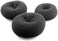 Beautiful Donut Hair Bun Makers- 3 Pieces Women Hair Chignon Donuts Ring Style Bun Maker Doughnut Shaper DIY Hair Styling Accessories 1Large+1Middle+1Small (Black)
