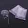 Yimart 120 Sticks Nail Art Color Chart Display Stand Spiral False Nails Display Shelf Practice Tools For Solon Nails Polish Gel Show (Clear)