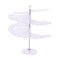 Yimart 120 Sticks Nail Art Color Chart Display Stand Spiral False Nails Display Shelf Practice Tools For Solon Nails Polish Gel Show (Clear)