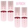 Self-Grip Hair Rollers for Luscious Curls - 8 Pcs Heatless Curlers, Safe for Long &amp; Medium Hair by Dacker