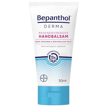 Bepanthol Hand Cream Effective Daily Care for Dry, Stressed and Irritated Hands with Pro-Vitamin Dexpanthenol,50 ml / 1.33 fl.oz