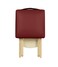 Master Massage Tables Lightweight Wooden Handy Folding Massage Stool, Burgundy