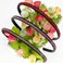 6 PCS Rhinestone Headband Headwear with Teeth Hair Hoop Head Band Hair Band Non-slip Teeth Hairband for Women (Double row crystal)