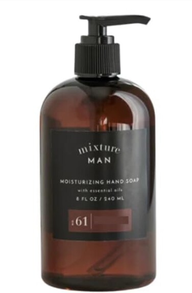 Mixture Sandalwood Amber Man 12 oz Hand Soap, Brown