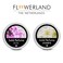 Flowerland Solid Perfumes Set Jasmine, Lilac - Portable Pocket Balm Perfumes Perfect for Travel Use - Natural Fragrance Parfums for Men and Women - Natural &amp; Vegan