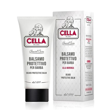 Cella Milano, Protective Beard &amp; Mustache Balm, Conditions with Gentle Hold, 100 ML, Made in Italy