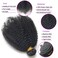 Afro Kinky Curly 4B 4C Hair Extensions One Bundle Hair Weave Human Hair Bundles Afro Kinkys Curly Hair Bundles Natural Color (12 inches, Afro Kinky Curly 4B 4C)