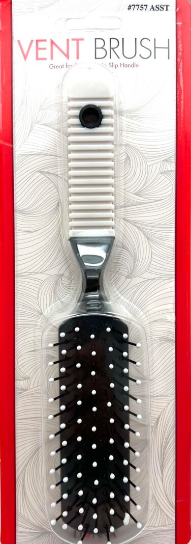 DONNA Vent Brush Blowdry Brush Curly Hair, Hair Brush for Separating, Detangling, Shaping and Defining Wet Thick or Curly Hair, Glides Through Tangles with Ease WHITE
