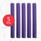 DONNA 7" Soft Twist Rollers 5pcs Rollers Foam Hair Rollers Hair Curlers Hair Clips for Hairdressing Styling Heatless Hair Curler 7/8"(D) PURPLE