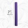 DONNA 7" Soft Twist Rollers 5pcs Rollers Foam Hair Rollers Hair Curlers Hair Clips for Hairdressing Styling Heatless Hair Curler 7/8"(D) PURPLE
