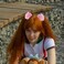 2pcs Pink Furry Hair Scrunchies Cute Hair Bands with Faux Rabbit Fur Elastic Hair Ties Hair Bobbles Ponytail Holders Girls Women Hair Accessories