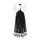 Passion Twist Kids Ponytail With Beads Braids Detachable Synthetic Curly Hairpieces With Bows Protective Easy Hairstyle For Girls Toddlers Children Gift (White, Twist-9inch)
