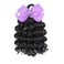 Kids Ponytail With Beads Braids Hair Extension Detachable Synthetic Curly Hairpieces With Bows Protective Easy Hairstyle For Girls Toddlers Children Gift (Natural Black, Curly-6Inch(2pcs))