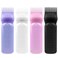 ELANE 4PCS Hair Oiler Comb Bottle, Root Applicator for Scalp Oil and Hair Oiling, 6oz (pink, purple, white, black)