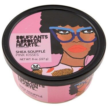 Scented Whipped Shea Butter for Skin   Moisturizing African Raw Shea Butter, Almond Oil and Coconut (Pink Kisses Souffle, 8oz)