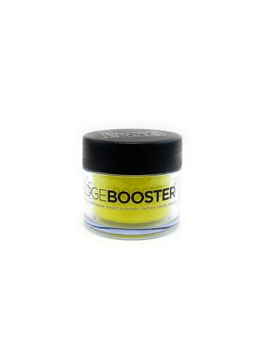 Style Factor EDGE BOOSTER Strong Hold Water Base Pomade- Excellent for Taming Edges &amp; Braiding Hair (Lemon Candy, 0.85oz)