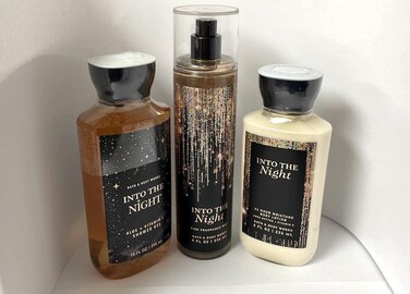 Into the Night - 3 pc Bundle - Daily Trio - Shower Gel, Fine Fragrance Mist &amp; Super Smooth Body Lotion