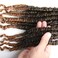 8 pcs/Pack Ombre Crochet Curly Wave Senegalese Twist Hair Extension For Women 12 Roots/Pcs Synthetic Fluffy 12 Inch Spring Twist Crochet Braiding Hair (12 Inch (Pack of 8),1B/27#)