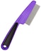 Multifunctional Stainless Steel Fine-Toothed Dandruff Comb, Professional Scalp Care Tool, Suitable for Children and Adults (Purple)