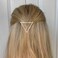 Boho Triangle Hair Clip Barrette Metal Silver Geometry Hairpin Minimalist Hair Holder Modern Hair Accessories for Women and Gilrs (Silver Triangle)