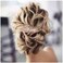 Crystal Wedding Hair Clip Barrette Gold Rhinestone Hair Barrette Bling Bridal Headpieces Decorative Head Clip Headwear Crystal Hair Clip Bride Hair Accessories for Women and Girls (Gold)