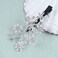 Crystal Rhinestone Bling Hair Accessories: Decorative Star Barrette, Hair Pin, and Headpiece for Women and Girls (Silver)