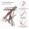 U Shaped Bobby Pins Hair Brown, Bun Hair Pins for Women Styling Long Large Metal Updo Ballet Dance Accessories 2.4 in