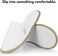 BERGMAN KELLY - Spa Slippers - Disposable Indoor House Slippers - Closed Toe House Shoes for Men &amp; Women - Value Pack Hotel Indoor Shoes for Guests - Washable &amp; Reusable for Travel &amp; Wedding
