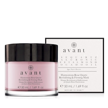 AVANT Beauty Sleeping Mask, Improves Radiance, Firms and Revitalises, Harmonious Quartz Revitalising Firming Mask, 1.7 oz